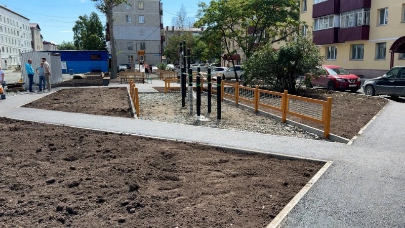 В Сахалинской области продолжается программа капремонта дворов