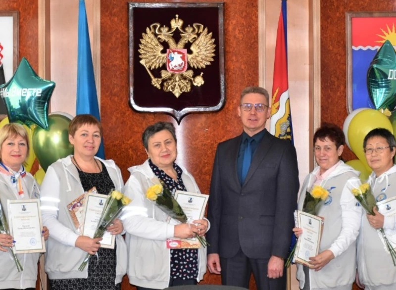 Чествование добровольцев