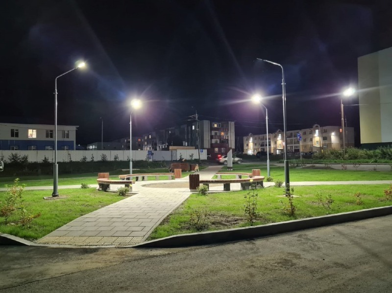 Два новых сквера появились в Макарове 