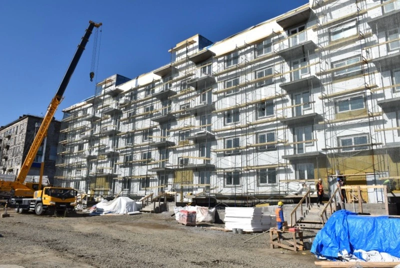 Развернуты площадки для возведения 59 многоквартирных домов